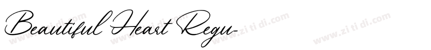Beautiful Heart Regu字体转换